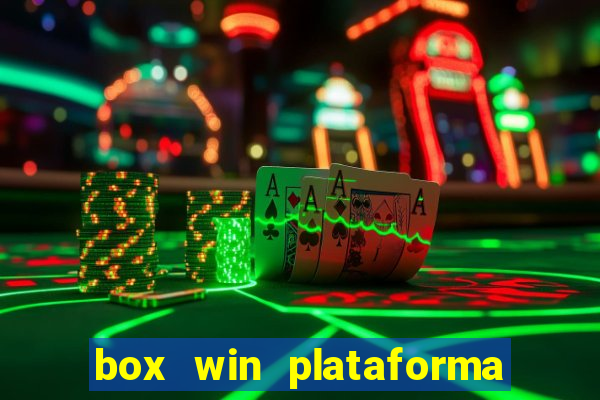 box win plataforma de jogos